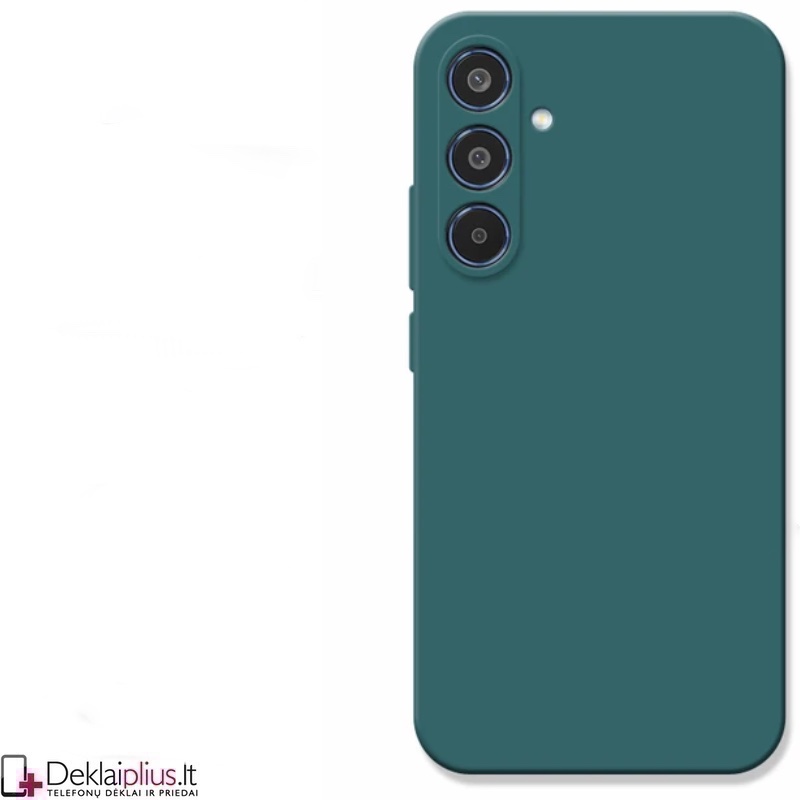 Liquid Air silikoninis žalias dėklas - su kameros apsauga (Samsung Galaxy M55 5G) Liquid Air silikoninis žalias dėklas - su kameros apsauga (Samsung Galaxy M55 5G)